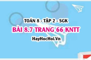 Bài 8.7 trang 66 Toán 8 Tập 2 Kết nối tri thức: Xác suất trò chơi vòng quay may mắn
